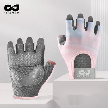 New Sports Fitness Exercise Non-slip Shock-absorbing Half-finger Gloves Durable_voghion.com