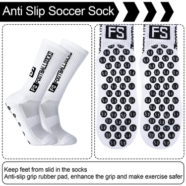 FOOTBALLSOCKS Football Socks Sports Socks Men's And Women's Mid-calf Socks Silicone Non-slip Dot Socks Basketball Yoga Socks_voghion.com