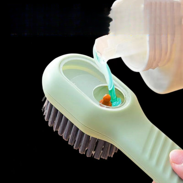 Laundry Soft Bristle Household Multi-Functional Cleaning Liquid-Infused Shoe Brush_voghion.com