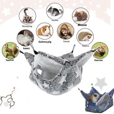 Honey bag mole specific hamster cotton n, winter warmth and plush products, golden bear flower branch mouse hammock_voghion.com