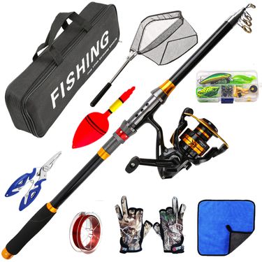 Complete Of Sea Lure Gear Supplies Fishing Rod Set_voghion.com