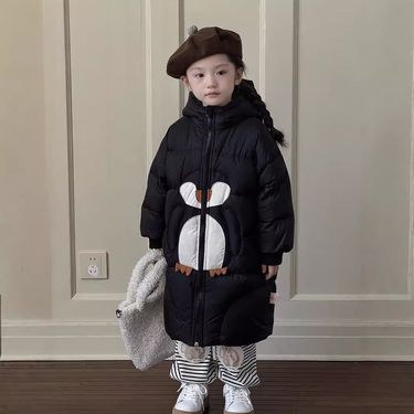 Kid's Clothing winter new children's down jacket new national standard 90 white duck down baby hooded children's jacket_voghion.com