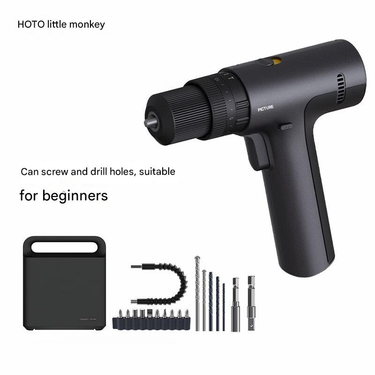 DaVKing Monkey 12v Smart Hand Drill Household Electric Screwdriver Punching Set Self-selected Dual Mode_voghion.com