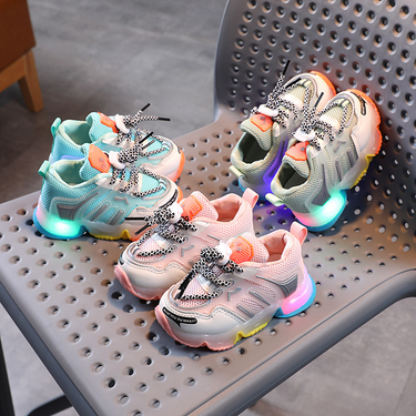 Spring And Autumn Light Baby Sports Shoes Mesh Breathable Baby Walking Shoes For Boys And Girls Soft Running Shoes_voghion.com