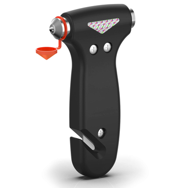 Car Safety Hammer, 3 In 1 Emergency Escape Tool With Second Window Breaker And Seat Belt Cutter, Safety Emergency Car Escape Tool For Car, Office, Home, Black_voghion.com