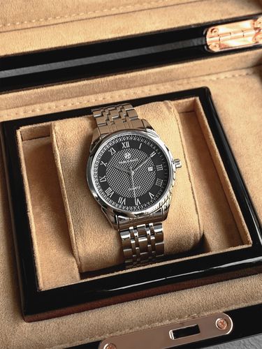 High Value Ins Electronic Quartz Men's Watch Stainless Steel Exquisite High-end Business Watch High-end Husband Gift_voghion.com