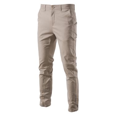 Autumn And Winter High-Quality Casual Pants, Breathable Men's Bottoms, Youth Business Versatile Cotton Pants_voghion.com