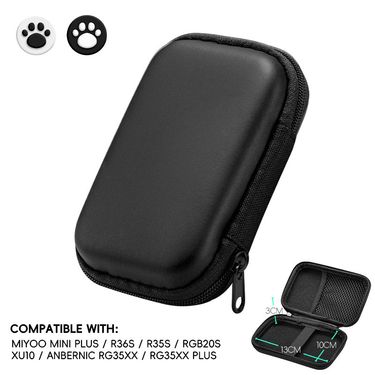 EVA Hard Shell Bag For R35S/R36S Handheld Game Console Protection Bag Video Game Console Accessories Storage Bag_voghion.com