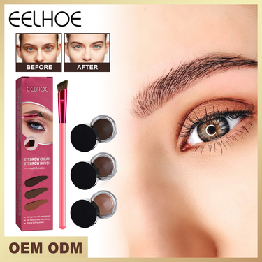multi-function eyebrow Beautiful brush set portable eyebrow brush eyebrow cream bevel wild eyebrow eye shadow contour_voghion.com