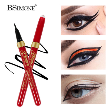 BSIMONE black quick drying liquid eyeliner pen waterproof and sweat proof non smudge eyeliner pen_voghion.com