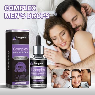 Googeer Men's Health Drops - Natural Testosterone Booster & Energy Support - Herbal Complex Formula_voghion.com
