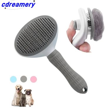 Pet Cat Hair Brush Dog Comb Grooming And Care Cat Brush Stainless Steel Comb For Long Hair Dog Cleaning Pets Cat Dog Accessories_voghion.com