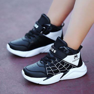Kids' shoes children's shoes 2024 autumn sports shoes boys leather wear resistant children's sports shoes winter boys shoes wholesale_voghion.com