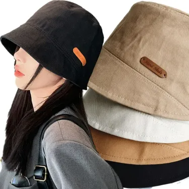 Hot Sale Foldable Fisherman Hat Washed Denim Hats Unisex Fashion Bob Caps Hip Hop Gorros Men Women Panama Bucket Cap 2024 NEW_voghion.com