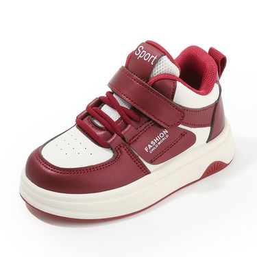 New Girls' Small White Shoes High Top Boys' Casual Board Shoes Soft Soled Baby Shoes_voghion.com