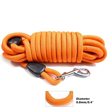 5M/10M/15M Long Rope Training Dog Leash- Heavy Duty Nylon Recall Agility Training Dogs Lead Leash For Medium Large Dog Leash_voghion.com