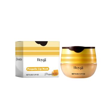 Hoygi Propolis Lip Mask, Fade Lip Lines, Anti-Crack Lip Balm Moisturizing Lip Care Lip Mask_voghion.com