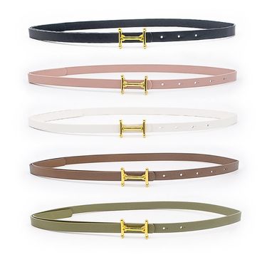 New Belt, Thin Belt, H Women's Korean Version, Thin Belt, Women's Simple Coat, Belt Accessories, Dress Decoration, Waist Seal, Pants Belt_voghion.com