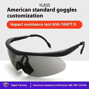 US military tactical anti fog and impact shooting goggles, windproof camping paintball equipment_voghion.com