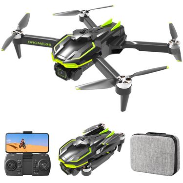 B6 Drone, HD Dual Cameras, Dual Batteries, APP WIFI-FPV, One-key Takeoff, 360° Roll, Intelligent Obstacle Avoidance, Gifts For Boys And Girls_voghion.com