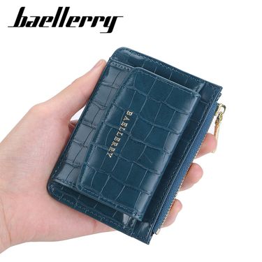 Baellerry Women's Wallet New Fashion Short Zipper Compact Card Holder Vertical Korean Style Coin Purse_voghion.com
