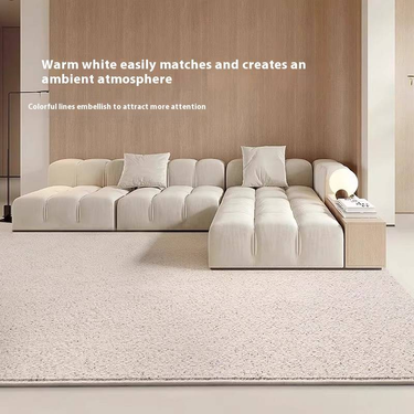 Premium New Zealand Wool Blend Area Rug - Soft & Plush For Living Room, Bedroom, Or Study - Modern Minimalist Design - Available In Multiple Sizes_voghion.com