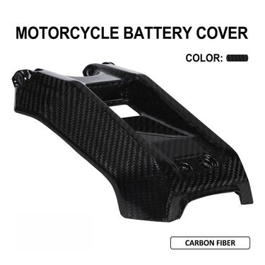 Upgraded Carbon Fiber Battery Cover For Electric Dirt Bikes – Lightweight & Durable Replacement Part (12x10x3mm)_voghion.com