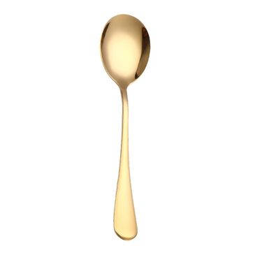 4Pcs Spklifey Gold Salad Spoons Stainless Steel Spoon Set 2 PCS Cutlery Gold Set Unique Gold Dessert Spoon Ettuce Cutlery_voghion.com