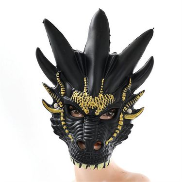 New Hot-selling Halloween Animals Full-face Dragon Mask COSPLAY Halloween Dinosaur Mask Performance Props_voghion.com