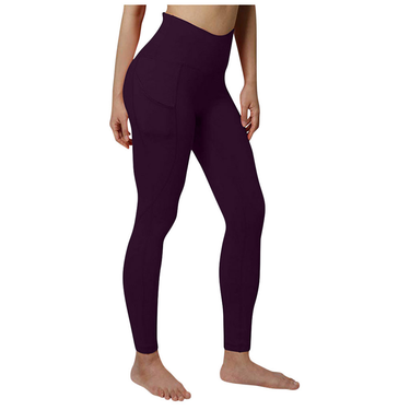 Women's High Waisted Hip Lift Slim Fitness Side Pocket Sports Bottom Yoga Pants_voghion.com