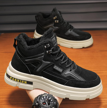 Men’s Shoes snow boots men's winter plus velvet warm cotton shoes extreme cold outdoor mountaineering waterproof non slip Martin boots_voghion.com