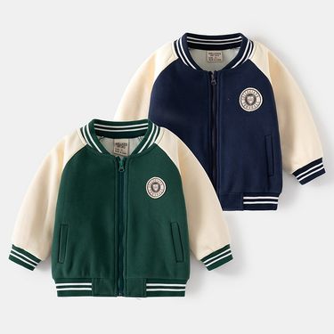 XUANMU Autumn Winter Boys' Coat Outdoor Leisure Cotton Fleece Kids Baseball Clothing Fashion Warm Sportswear Children's Clothing XB110_voghion.com