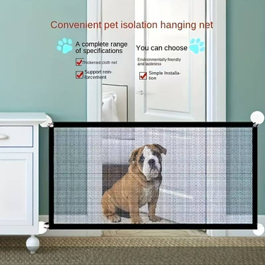Pet Fence Balcony Cat Isolation Net Dog Fence Indoor Obstacle Safety Protection No Punching Chicken And Duck Net_voghion.com