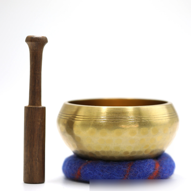Nepal Singing Bowl Handmade Bowl Hand-Hammered Tibetan Singing Bowl Set - Stress Relief, Chakra Balancing & Meditation Tool_voghion.com