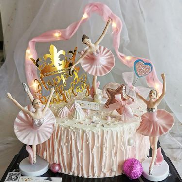 Beautiful Ballet Pvc Girls Miniature Figures Perfect For Cake Ornament And Decor Dollhouse_voghion.com