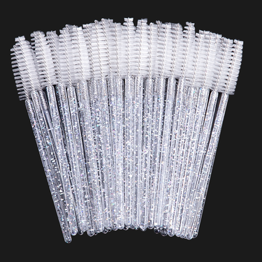 Disposable Crystal Eyelashes Brush Comb 50/300Pcs Eye Lashes Extension Mascara Wands Makeup Professional Makeup Beauty_voghion.com