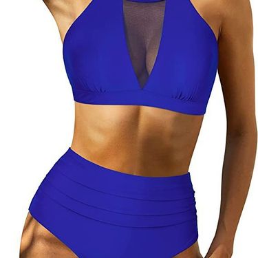 Fashionable Women's Split Body Swimsuit Versatile Bikini_voghion.com