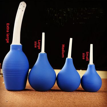 New Silicone Ball Enema, Vaginal Douche, Backyard Anal Cleaning Toy, Sex Toys_voghion.com
