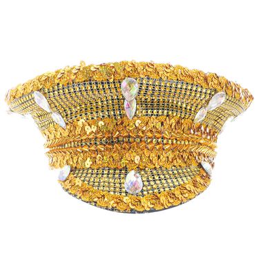 Lillian European And American Wedding Leather Silver Sequin Inlaid Diamond Photography Versatile Party Carnival Flat Top Gold_voghion.com