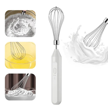 1 PCS Electric Frother Handheld Beater Coffee Milk Drink Egg Mixer Foamer Household Kitchen Cooking Tool_voghion.com