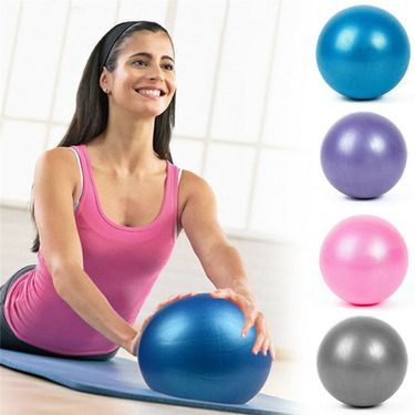 pvc inflatable massage mat yoga pilates balance fitness ball pregnant women children 25cm yoga mini wheat tube ball_voghion.com