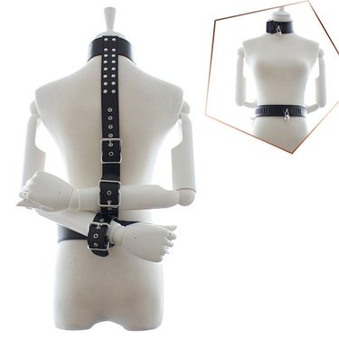 Sex Products Leather Hand Tied Loose Neck Cover SM Bondage Handcuffs Fun Sex Toys Neck Cover_voghion.com