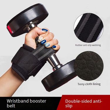 Premium Neoprene Weight Lifting Straps With Non-Slip Grip – Thickened Wrist Support For Pull-Ups, Deadlifts, Dumbbells & Strength Training_voghion.com