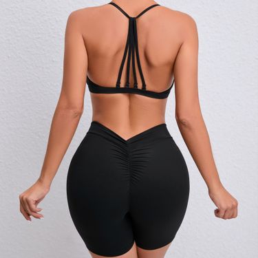 Bra Two-piece Shorts Sports Yoga Wear Underwear Set Women_voghion.com