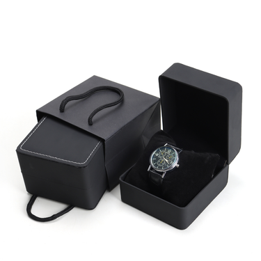 Watch Box Round Corner Frosted Watch Box Pu Leather Men's Watch Box Bracelet Jewelry Jewelry Storage Box Gift Packaging Box_voghion.com