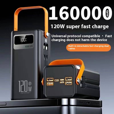 20000mAh Portable Charger With QC3.0 Fast Charging, LED Flashlight & Dual USB Output For IPhone, Android, Tablets - Compact & High-Capacity Power Bank_voghion.com