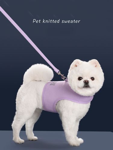 1 Piece Of Pet Leash Set For Dogs - Escape-Proof Harness For Dogs & Cats, All-Season, Breathable, Suitable For Wholesale_voghion.com