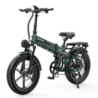 OVIVO 20-Inch Electric Mountain Bike For Adults – 48V 20Ah Battery, 130km Range, Hydraulic Disc Brakes_voghion.com