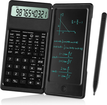 Scientific Calculators For Students, 10-Digit Large Screen, Math Calculator With Notepad, Classroom Must Haves For Middle High School & College_voghion.com