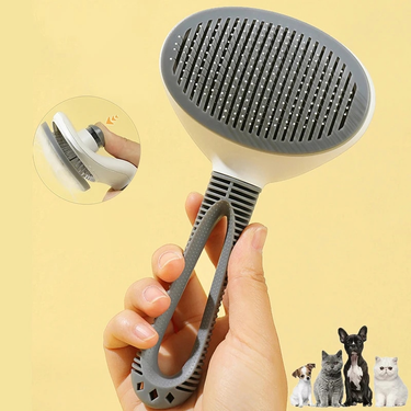 MADDEN Self Cleaning Dog Comb Remover Combs Floating Hair Pet Grooming Brush Cat Supplies_voghion.com